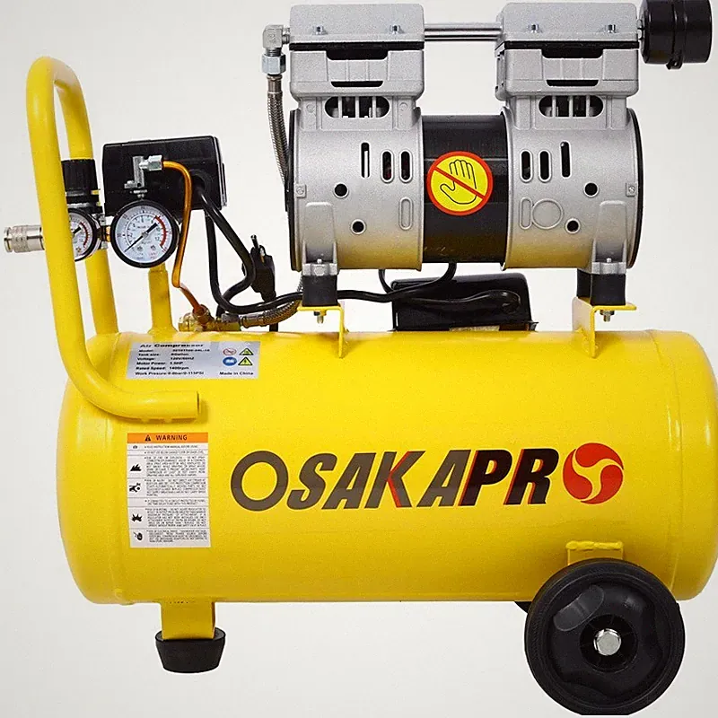 1.5HP Air Compressor 8 Gallon 115PSI Silent Oil Free Air Compressor 70 dBA