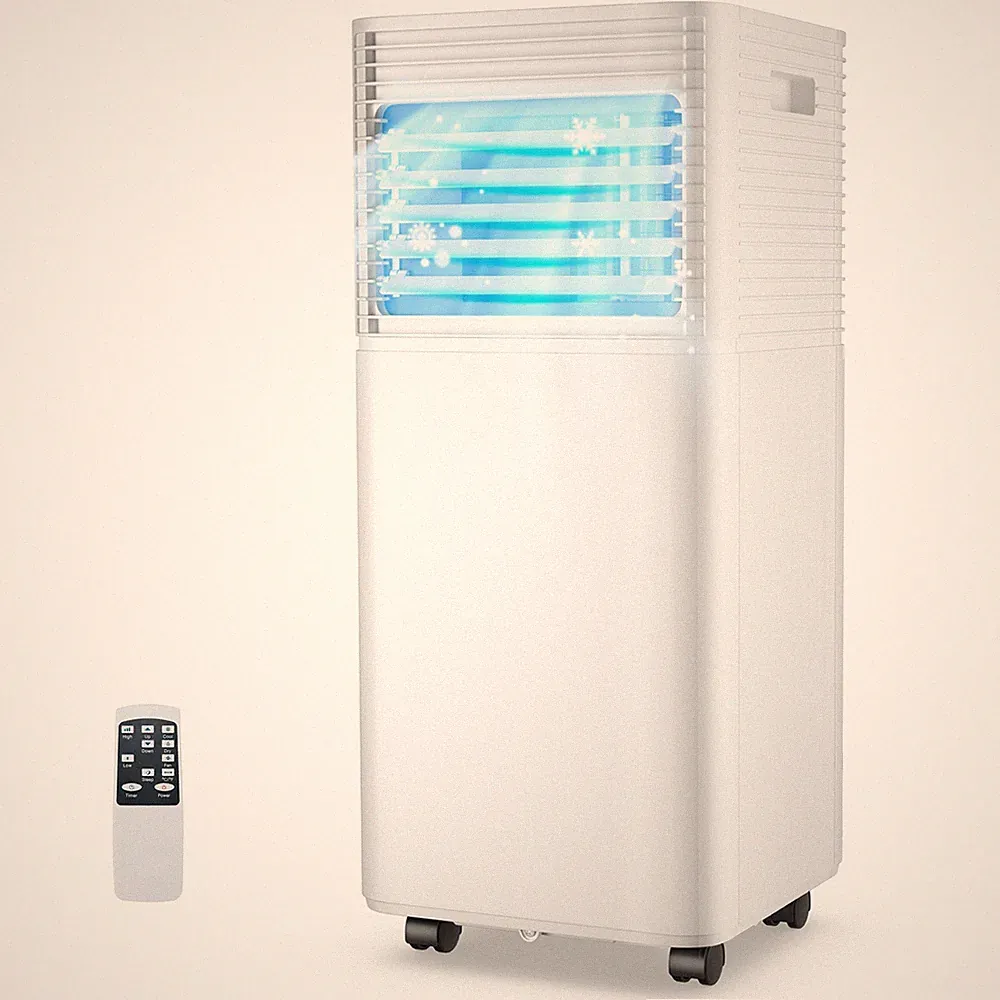 10000 BTU Portable Air Conditioner 3-in-1 Air Cooler w/Dehumidifier & Fan Mode