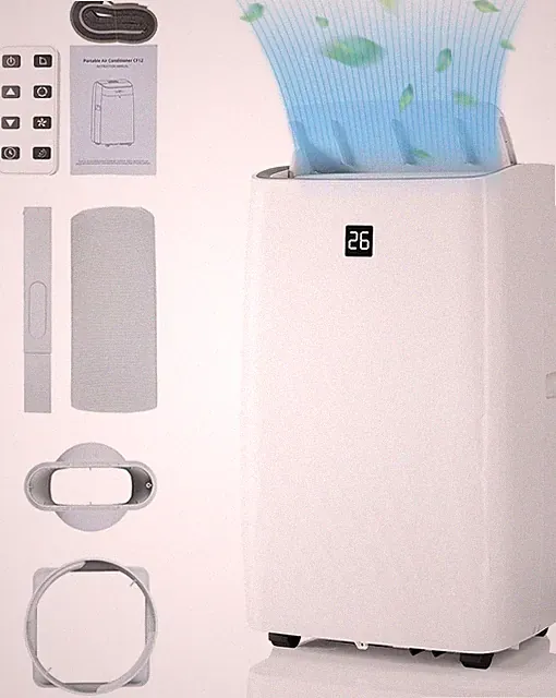 12000 BTU Portable Air Conditioner 3 in 1 AC Unit w/ Fan And Dehumidifier