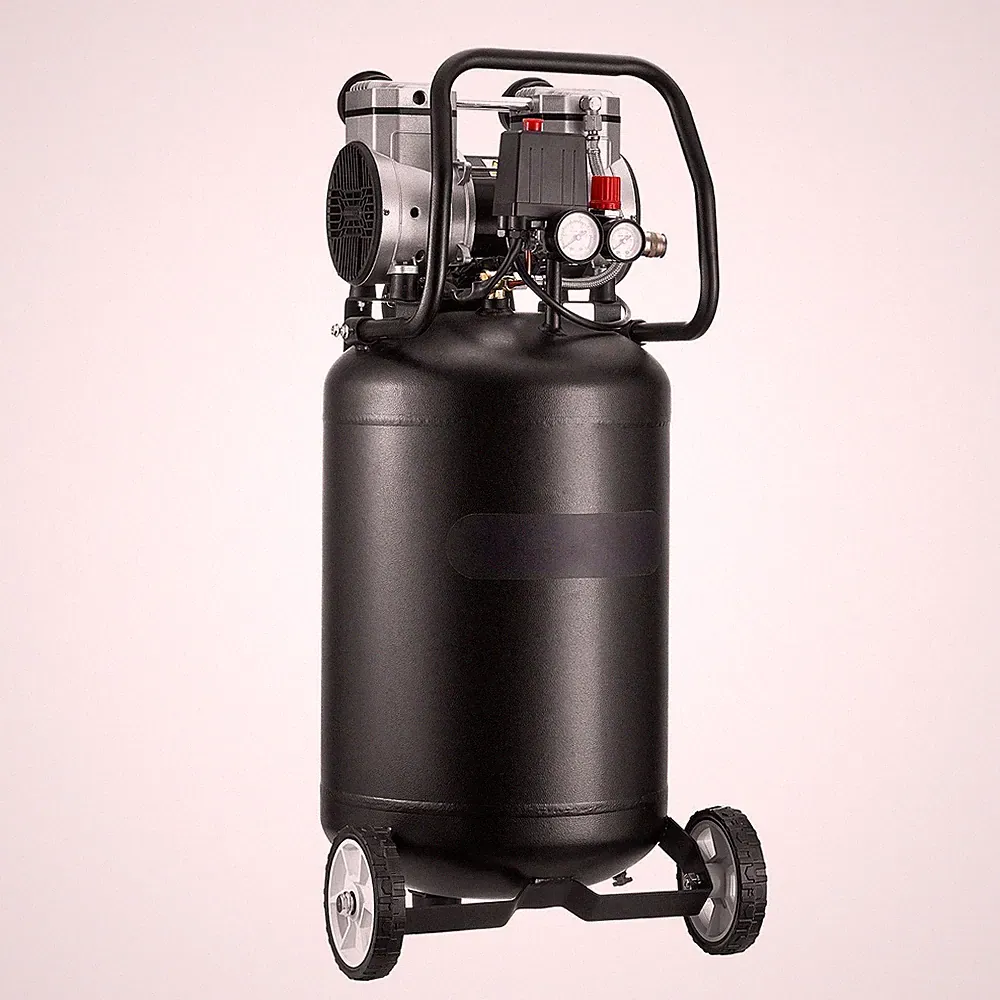 14-Gal Air Compressor: 2HP, Oil-Free Motor, 4.3 SCFM, 125PSI, Wheeled Base