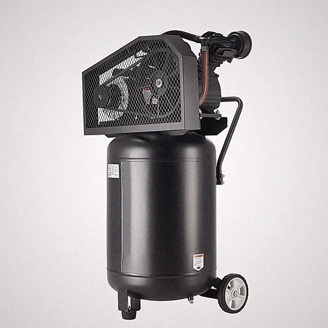 20-Gal Steel Air Compressor, 2HP, Belt-Driven, 6.5 SCFM, 135PSI Max, Wheeled