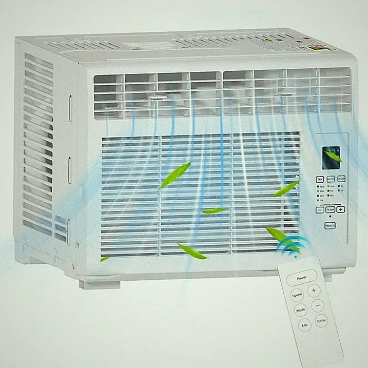 5000 BTU Air Conditioner Window Unit with Dehumidification,Timer, Remote Control