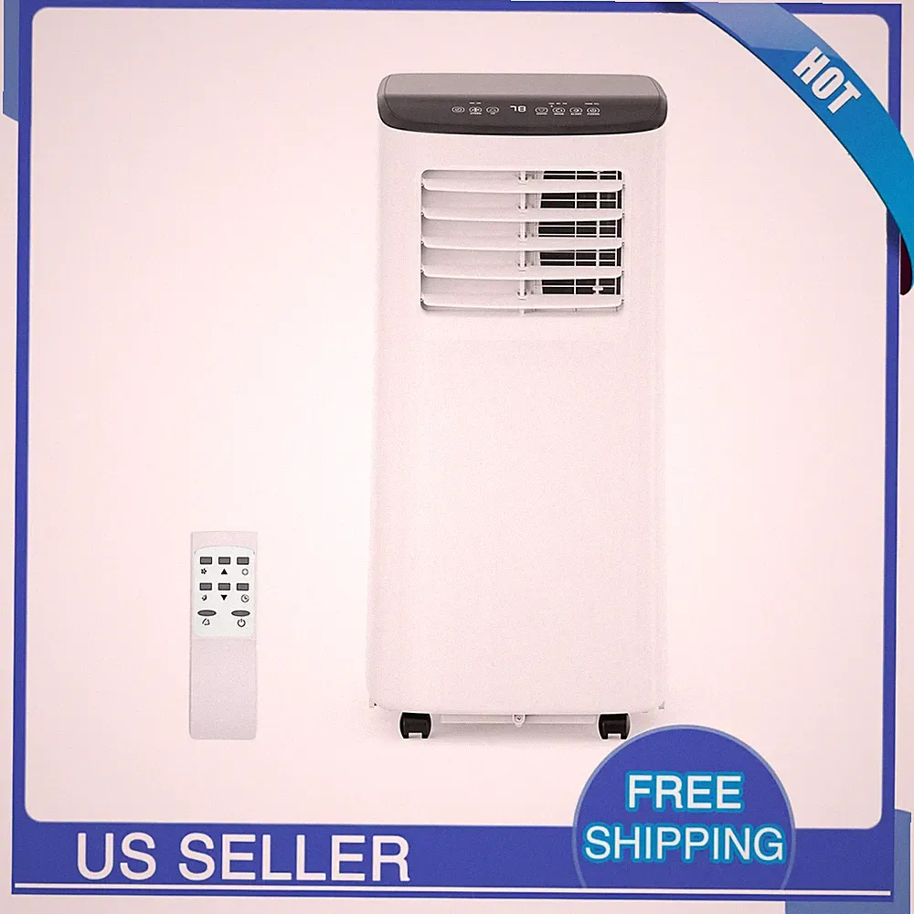 8000 BTU Portable Air Conditioner 3-in-1 AC Unit Cooling, Dehumidifier & Fan