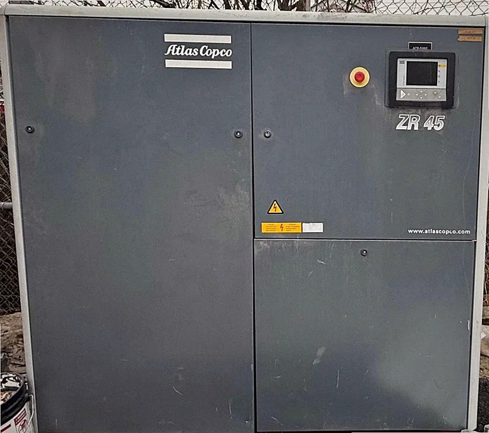 Atlas Copco ZR45 Rotary Screw Air Compressor 60 HP - READ FULL DESCRIPTION