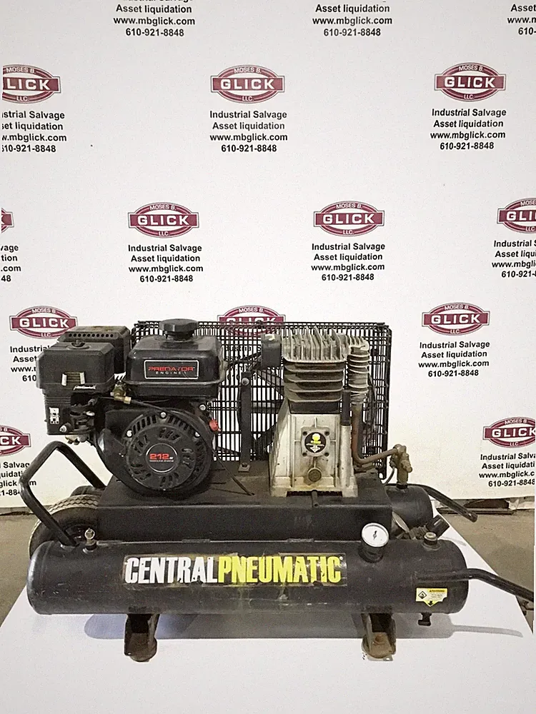 Central Pneumatic Wheelbarrow-Style Air Compressor 212 CC Gasoline Engine