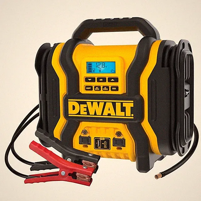 DEWALT Portable Power 2000 Amp Jump Starter w/Digital Compressor (NO CHARGER)