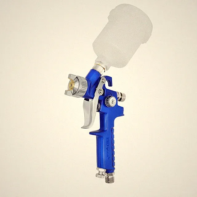 HVLP Mini Spray Gun Air Paint Sprayer with 0.8 mm Nozzle, 125 cc Capacity Cup...