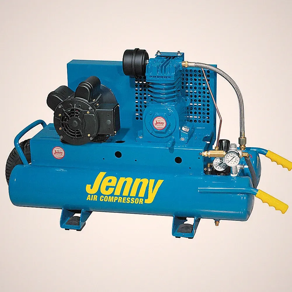 JENNY K15A-8P-115/1 Portable Air Compressor,7.8 gal, 1.5 hp 26JY12