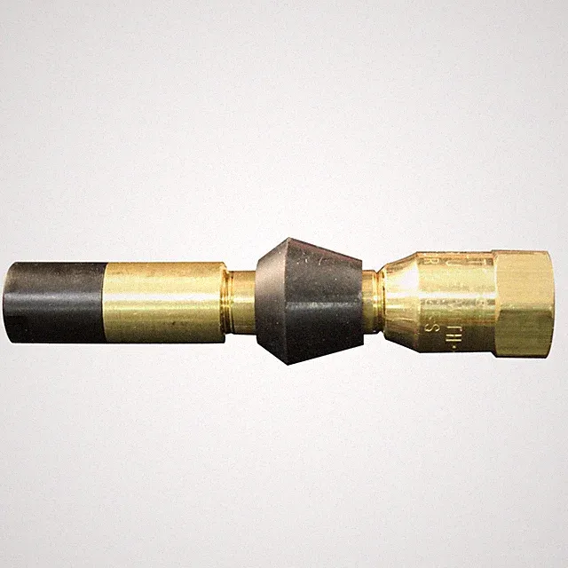 Milton 691 1/4" FNPT Straight Head Air Chuck - 1 Piece Gold