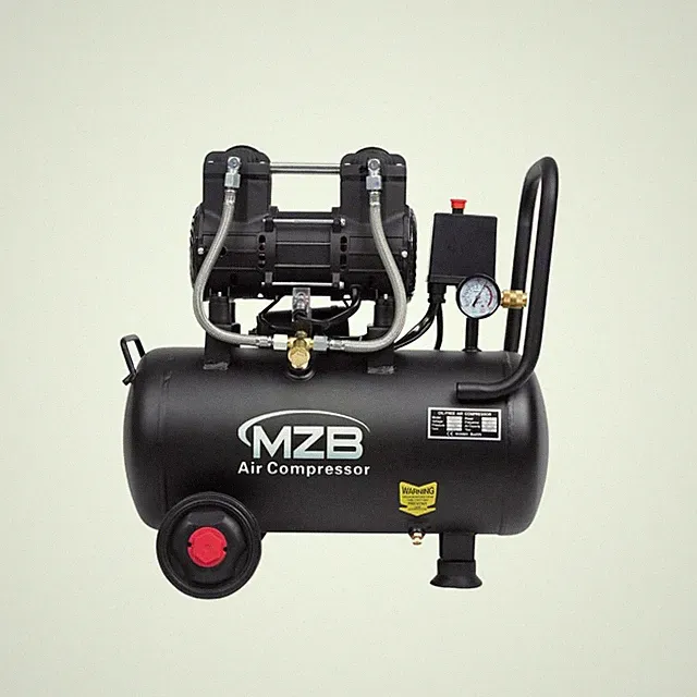 MZB 6.4 Gallon Ultra Quiet Air Compressor 110V/60Hz Steel Tanks Oil-Free 70dB...