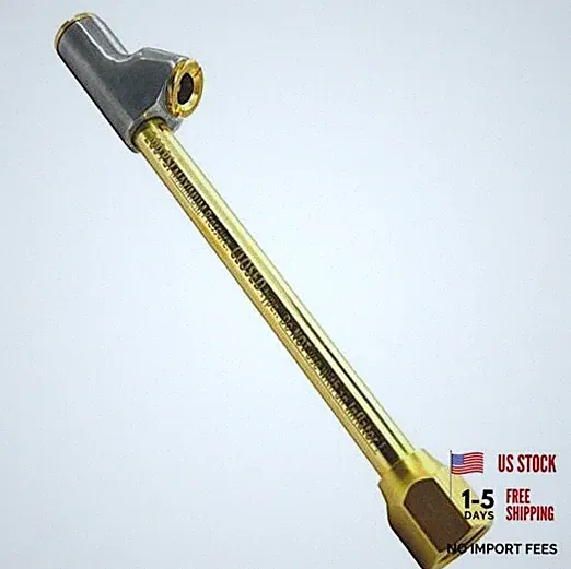 Semi Truck Air Chuck for Tires. Extended Reach Dual Head, 1/4 Inch FNPT, 200